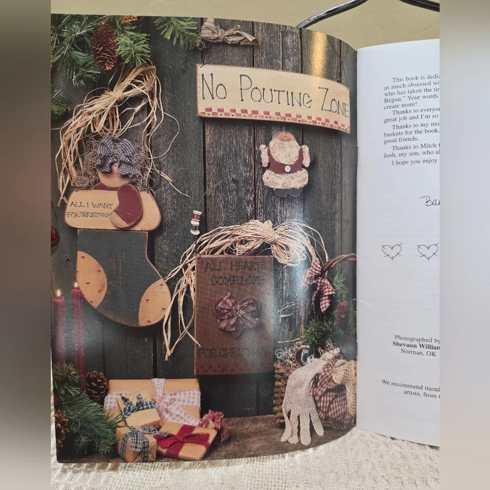 1995 Barbara Lloyd WE'VE JUST BEGUN Book 2 Farmhouse Craft Country Crafting Book